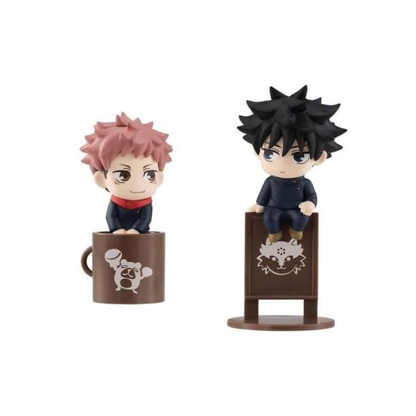 Figurin - MEGAHOUSE - Jujutsu Kaisen - Set med 6 handelsfigurer Ochatomo Series 4 cm - Vit