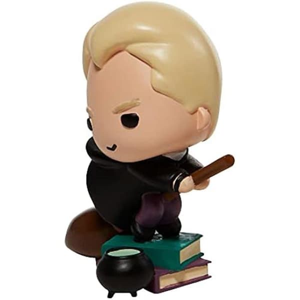 Figur - ENESCO - Draco på En Kvast - Flerfärgad - Licens Harry Potter - För Barn Från 3 År