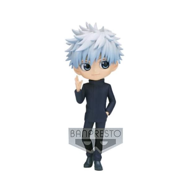 Q Posket Figur - BANDAI VISUAL - Satoru Gojo - Ljusa färger - 14 cm - Blandat