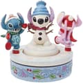 Miniatyrbild 1 av 2: Figur - ENESCO - Stitch &amp; Angel Snögubbe Rotator 6In - Vit - Inomhus - Barn