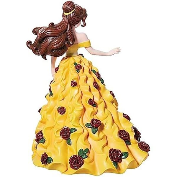 Figur föremål - ENESCO - Belle från Skönheten och odjuret - Gul klänning - Iriserande finish - Hantverk