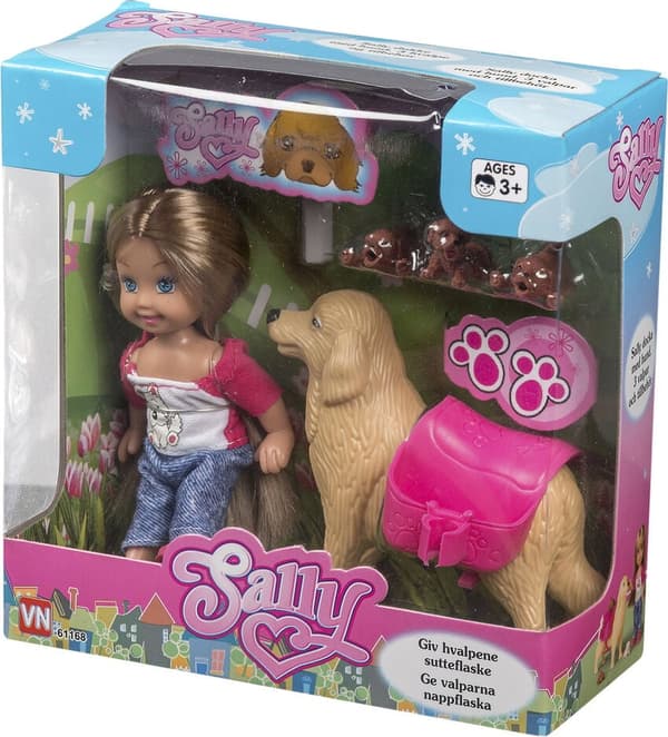 Sally Docka med Hund