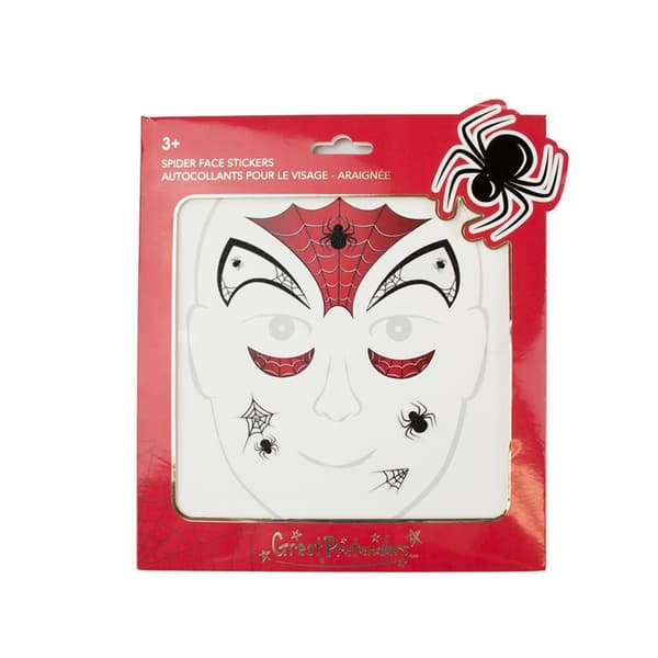 Face Stickers Spider - Great Pretenders