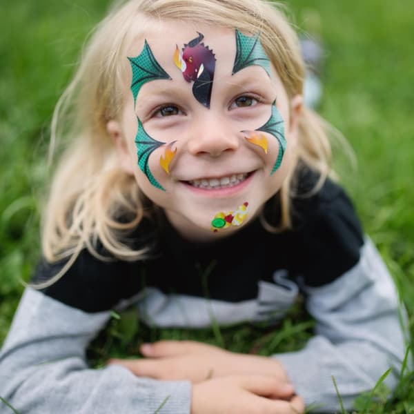 Face Stickers Dragon - Great Pretenders