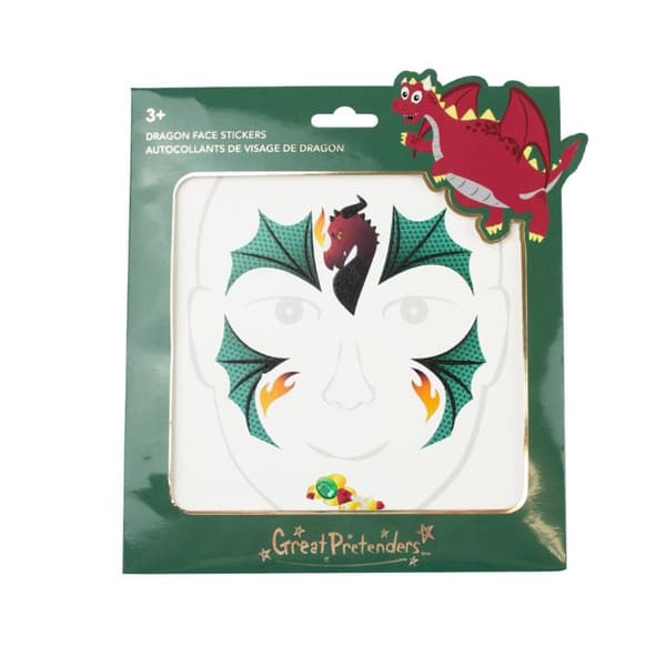 Face Stickers Dragon - Great Pretenders