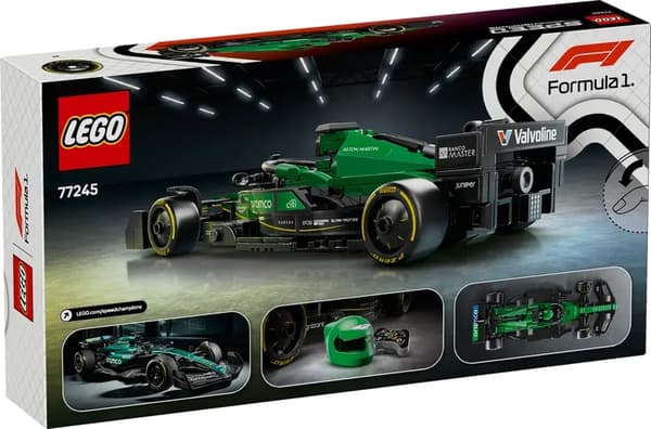 Lego Speed 77245 Aston Martin Aramco F1® AMR24 racerbil