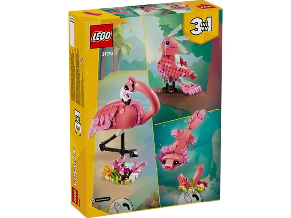 Lego Creator 3in 1 31170 Vilda Djur: Rosa Flamingo
