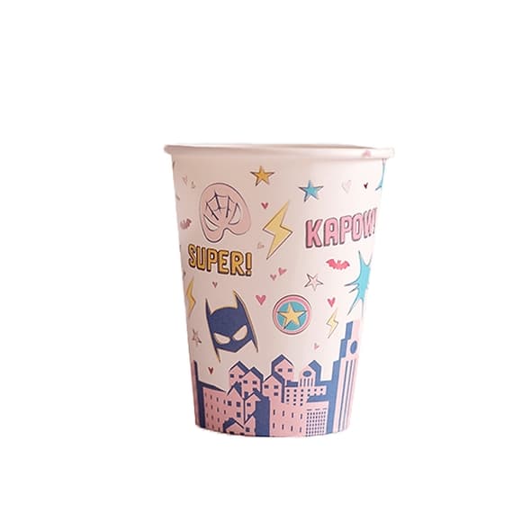 Pappmuggar Superhero Star, 8-pack - Great Pretenders