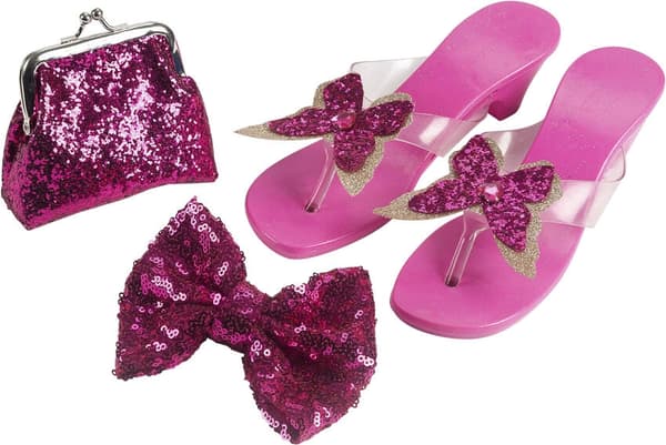 4-Girlz Prinsess-set, paljetter