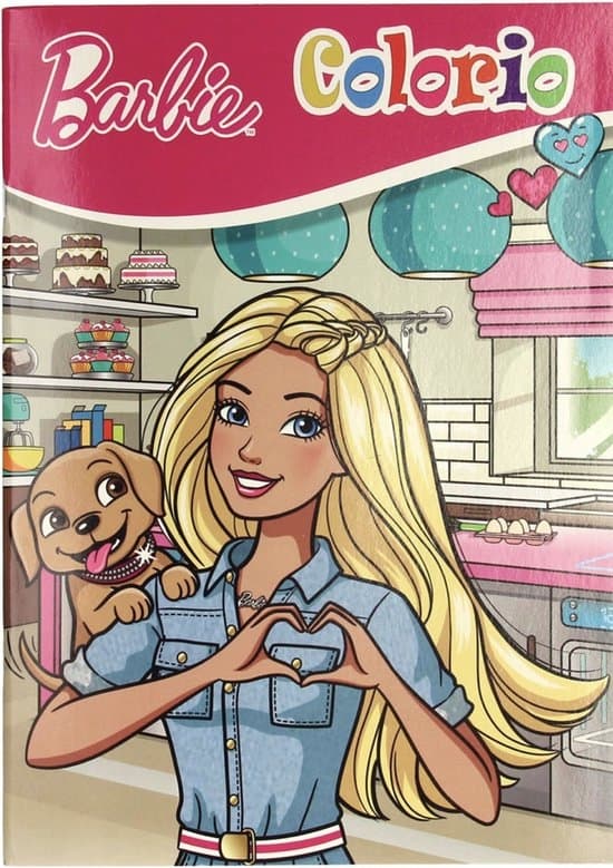 Målarbok Colorio, Barbie