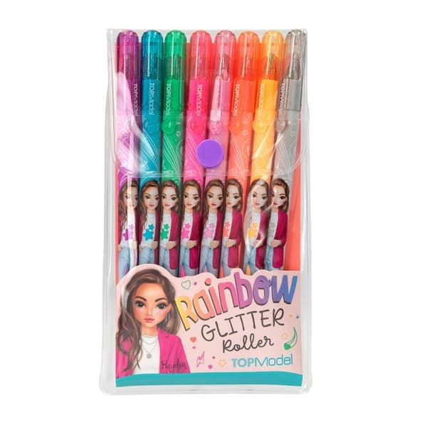 TOPModel Glittergelpennor, 8-pack
