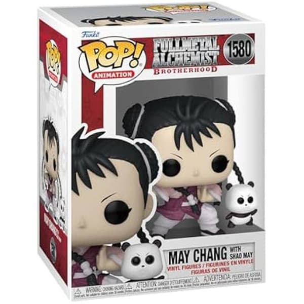 Figur - Funko - May Chang med Panda - Full Metal Alchemist: Brotherhood - 9,5 cm - Kvalitetsvinyl
