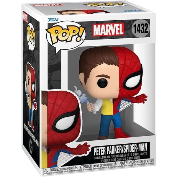 Funko Pop! Split - Marvel - Spider-man och Peter Parker