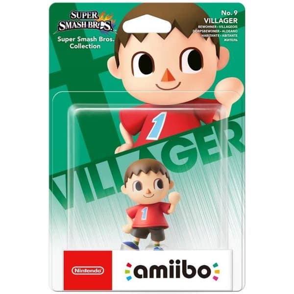 Amiibo Figur - Villager N°09 • Super Smash Bros. Collection