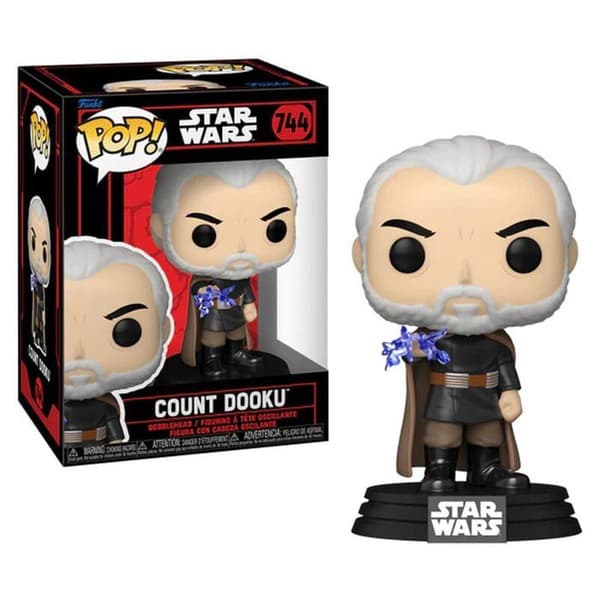 Figurine - Funko Pop! - Star Wars - Greve Dooku - 9,5 cm - Högkvalitets Vinyl