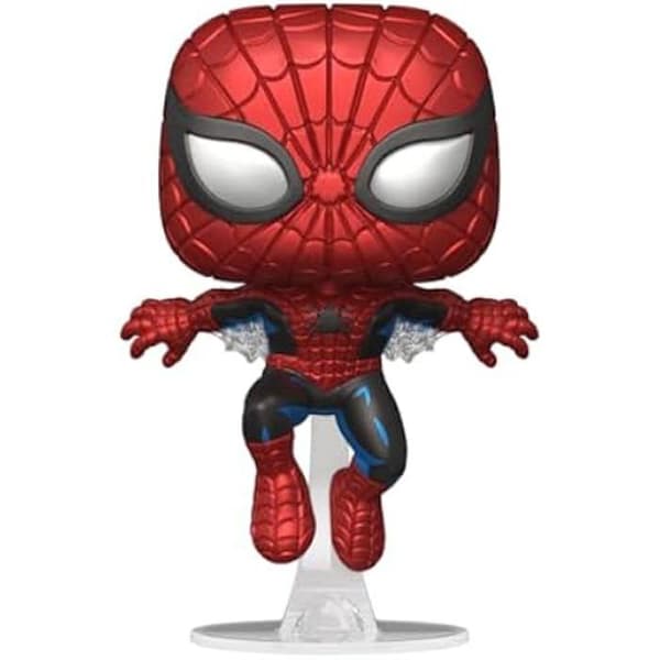 T-shirt med figur - Funko - Spider-Man - Metallisk - XL - Kvalitetsvinyl