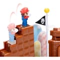 Miniatyrbild 2 av 2: Nintendo Super Mario - Super Mario Bros End of Level Figur Set - Mario 6,35 CM ledad figur - Slott, trappor och