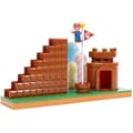 Miniatyrbild 1 av 2: Nintendo Super Mario - Super Mario Bros End of Level Figur Set - Mario 6,35 CM ledad figur - Slott, trappor och