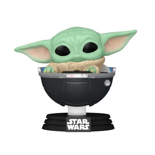 Figurine Funko Pop! - Star Wars - Grogu med Prama - Grå - Vuxen - Unisex