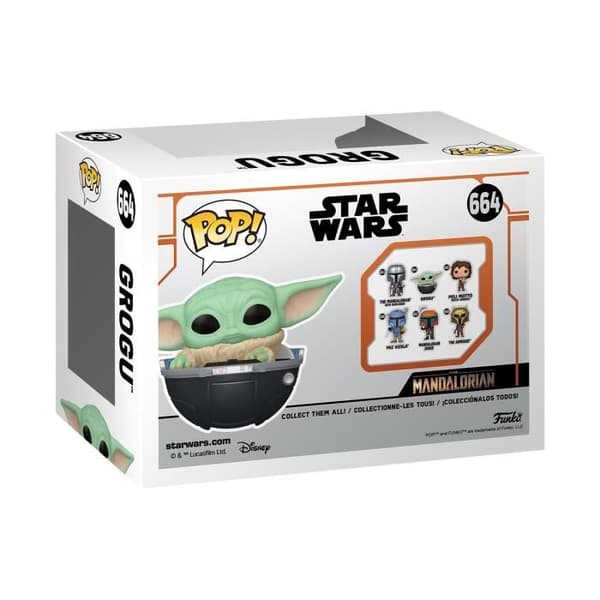 Figurine Funko Pop! - Star Wars - Grogu med Prama - Grå - Vuxen - Unisex
