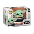 Miniatyrbild 1 av 4: Figurine Funko Pop! - Star Wars - Grogu med Prama - Grå - Vuxen - Unisex