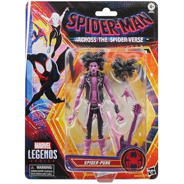 Samlarfigur - MARVEL - Spider-Punk - 15 cm - Inkluderade Tillbehör - Rörlig