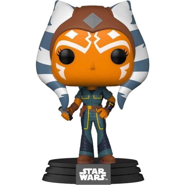 Figur Dvärgfigur Funko Pop! N°414 - Star Wars Clone Wars - Ahsoka (ny Pose)