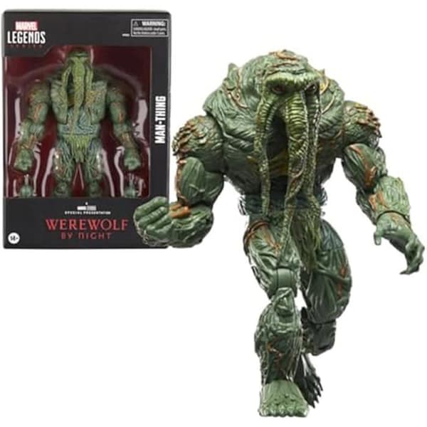 Handlingsfigur - MARVEL - Man-Thing - 15 cm - 20 artikuleringspunkter - Inkluderat tillbehör