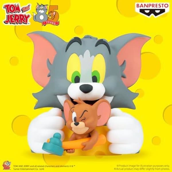 Actionfigur - BANPRESTO - BP89684P - Tom och Jerry - 13 cm - Flerfärgad - PVC