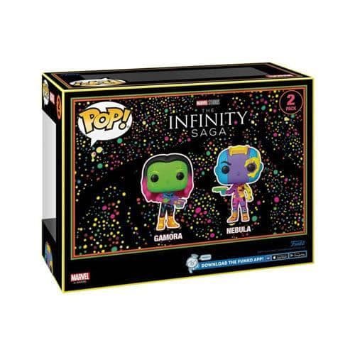 Gamora &amp; Nebula Black Light USA exklusiv pop! 2pk