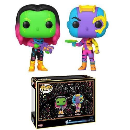 Gamora &amp; Nebula Black Light USA exklusiv pop! 2pk