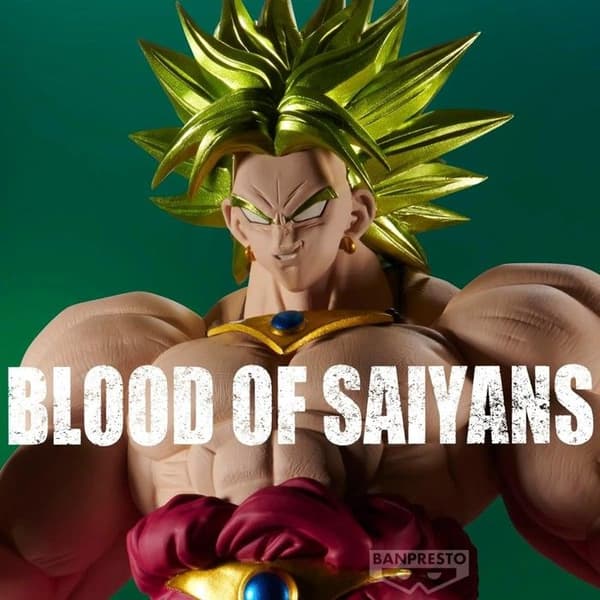 Figur figur Dragonball Z - Super Saiyan Broly Blood Of Saiyans 20cm