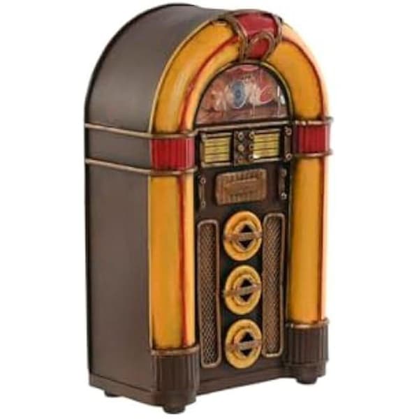 Dekorativ statyett - HOME ESPRIT - Vintage - Gul - Flerfärgad - 15 x 8 x 24 cm