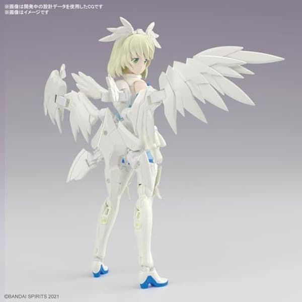 Figur - BANDAI - SIS-Dc88w ELIENE-ELIERICA - Allt-i-ett-kit - 3 utbytbara ytor - Ledade vingar