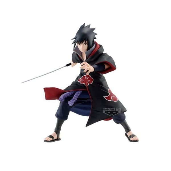 Figurine - BANPRESTO - BP89812P - Sasuke Uchiha - Naruto Shippuden - 15 cm - Flerfärgad