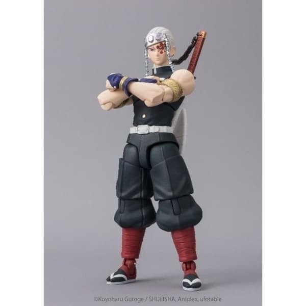Actionfigur - BANDAI - Tengen Uzui - 12 cm - Officiell licens Demon Slayer - Rörlig