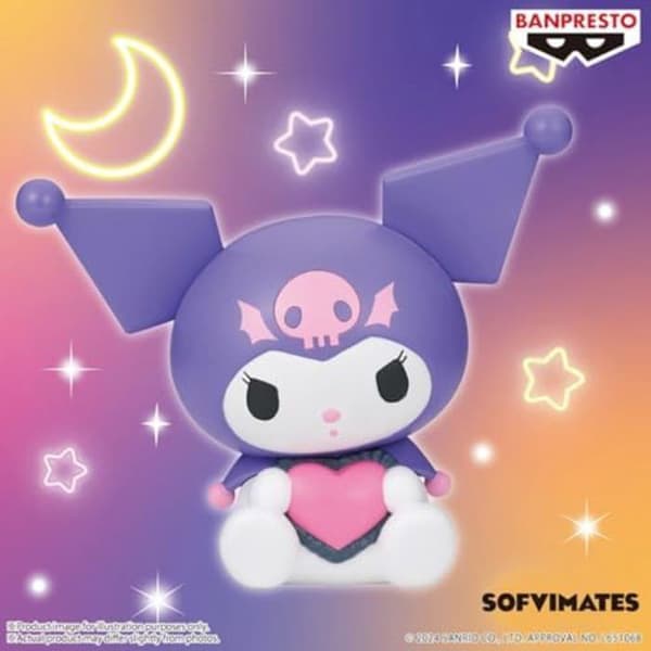 Actionfigur - BANPRESTO - Kuromi Sanrio (Lila Ver.) - 14 cm - Flerfärgad - PVC
