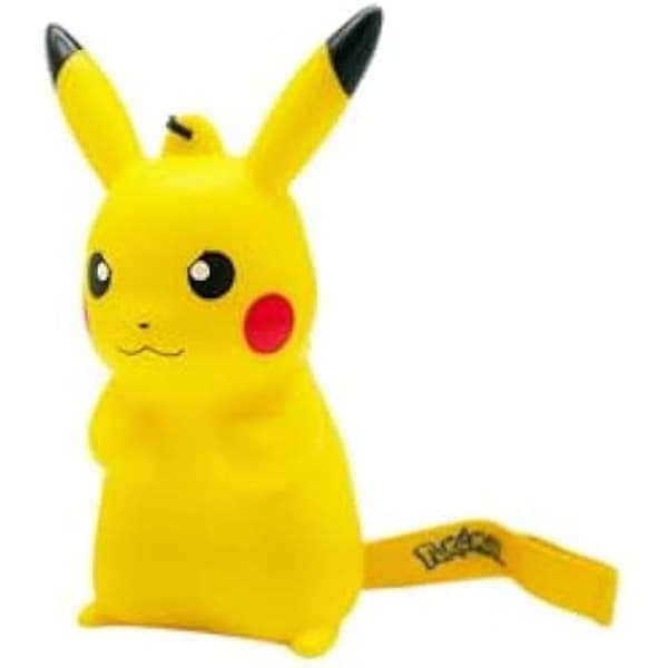 Figurine Luminös - TEKNOFUN - PIKACHU Grinig - 11 cm - Dragkedja inkluderad - Batteri CR2032