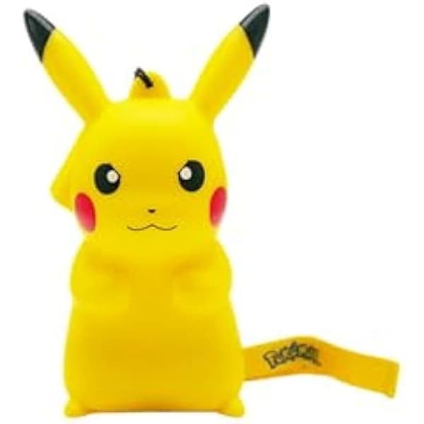 Figurine Luminös - TEKNOFUN - PIKACHU Grinig - 11 cm - Dragkedja inkluderad - Batteri CR2032