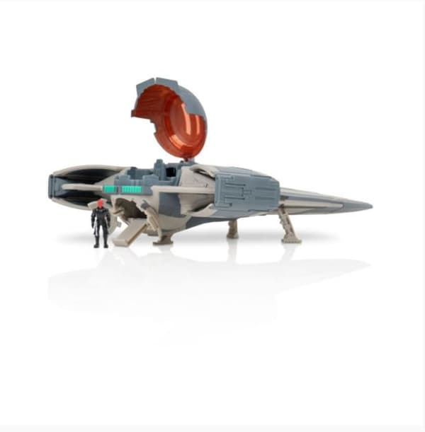 STAR WARS - Deluxe Sith Infiltrator fordonsfigur Episode 1 Samling 20 Cms
