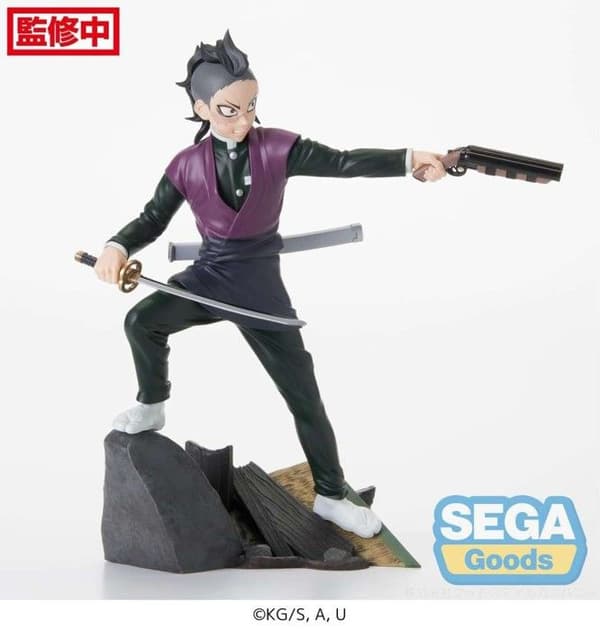 Figurine Demon Slayer - Genya Swordsmith Village Arc - Xross Link - 15 cm