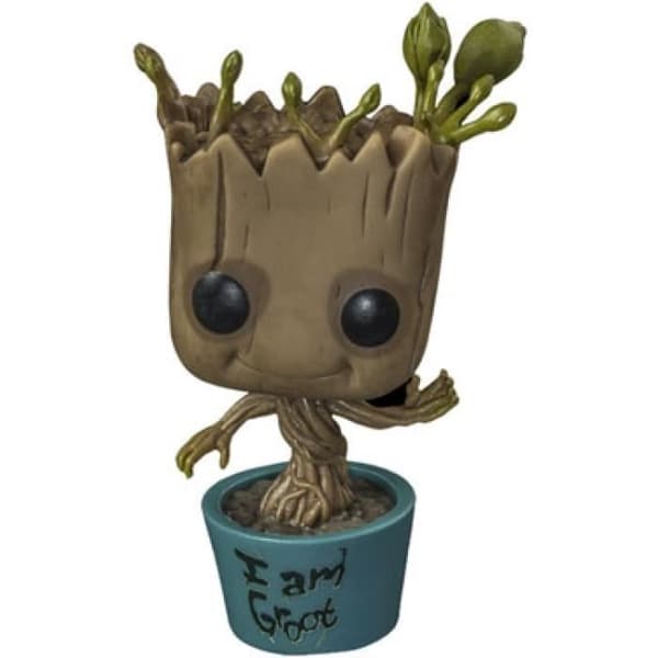 Figur föreställande Guardians of the Galaxy - Dansande Groot Blå Exklu Pop 10cm