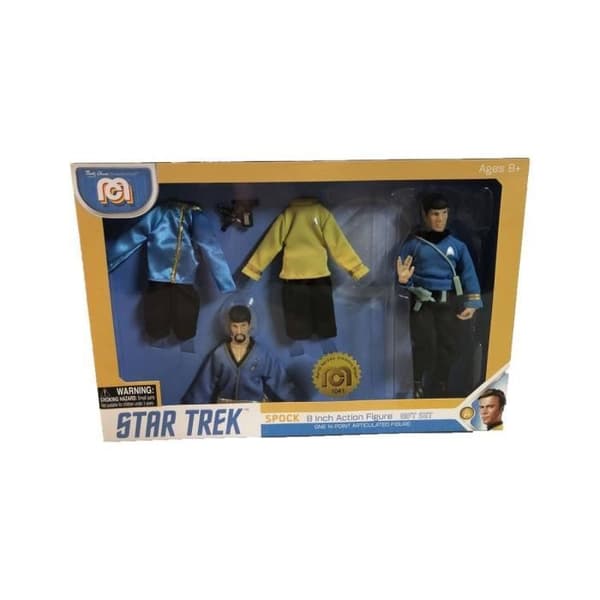 Figurin - MEGO - Star Trek TOS - Spock presentset - Vit - Vuxen - från 14 år och uppåt
