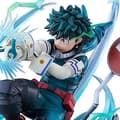 Miniatyrbild 1 av 4: Figurine - TAKARA TOMY - Izuku Midoriya 1-7 Deku Ver. - Grön färg - För vuxna - 14 år och äldre