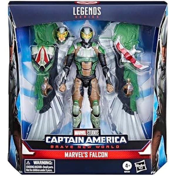 Figur - MARVEL - Falcon - 15 cm - 20 ledpunkter - 8 tillbehör ingår