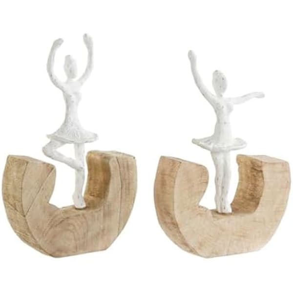 Dekorativ statyett - DKD HEMINNREDNING - Vit - Plast - 6 x 17 x 24 cm - Inomhus