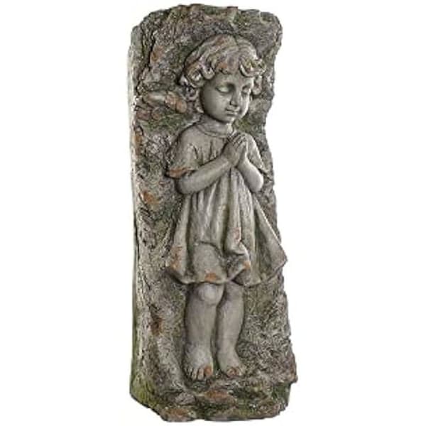 Blomkruka - DKD HEMINNREDNING - Angel Grey - Glasfiber - 29 x 22 x 74 cm - Inomhus