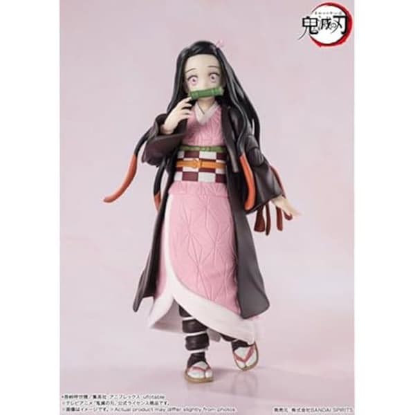Figur - TAMASHII NATIONS - Nezuko Kamado - 13 cm - Svart - För barn från 6 år