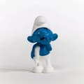 Miniatyrbild 2 av 6: Figurinstaty Schtroumpf: Schtroumpf Latmaskande