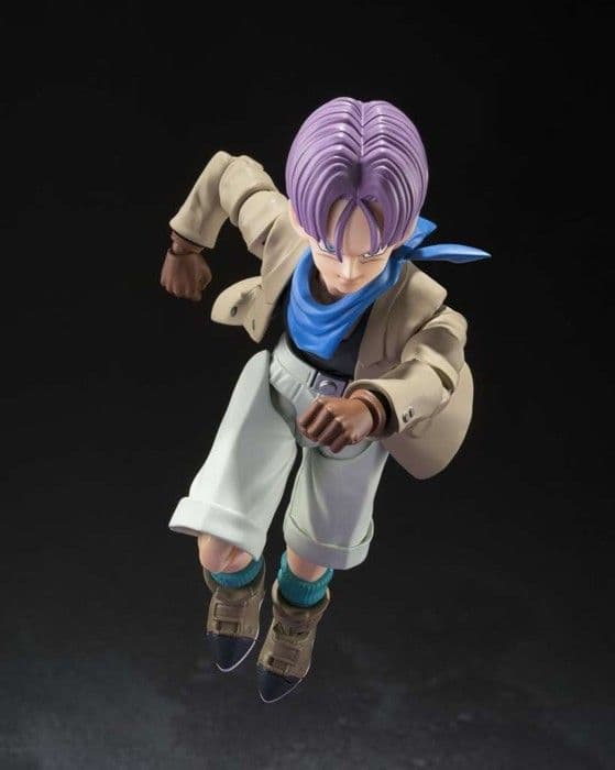 Figur - TAMASHII NATIONS - Trunks Fig. Dragon Ball GT - 12 cm - Inkluderade tillbehör - Från 6 år och uppåt